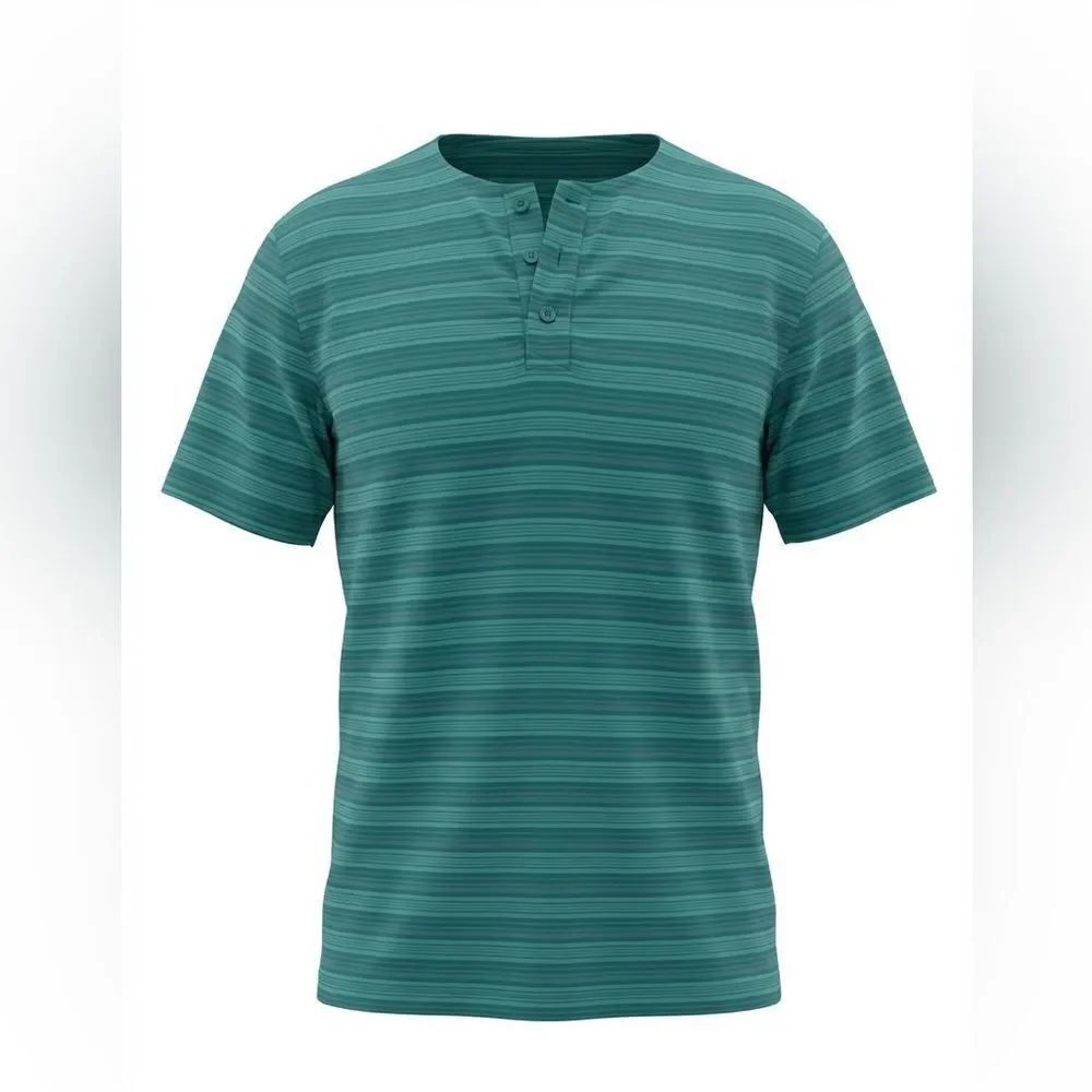 ERMENEGILDO ZEGNA MENS VINTAGE Y2K SHORT SLEEVE SHIRT SIZE M GREEN